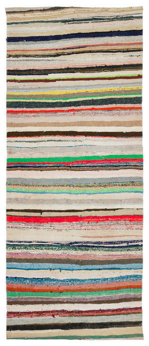 Chaput Over Dyed Kilim Rug 4'2'' x 10'4'' ft 128 x 316 cm