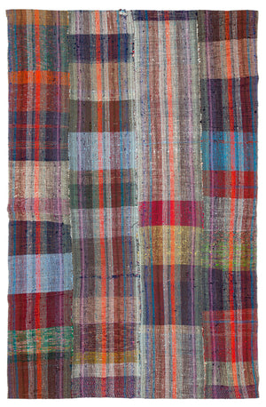 Chaput Over Dyed Kilim Rug 5'7'' x 8'7'' ft 170 x 261 cm