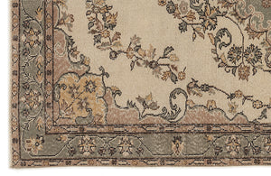 Naturel Over Dyed Vintage Rug 5'7'' x 8'11'' ft 170 x 273 cm