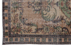 Naturel Over Dyed Vintage Rug 5'3'' x 8'10'' ft 160 x 268 cm