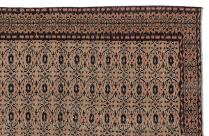 Naturel Over Dyed Vintage Rug 5'7'' x 9'0'' ft 171 x 275 cm