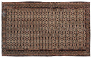 Naturel Over Dyed Vintage Rug 5'7'' x 9'0'' ft 171 x 275 cm