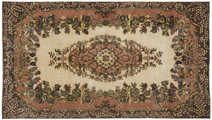 Traditional Design Natural Aged Vintage Rug 5'9'' x 10'1'' ft 174 x 308 cm